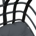 thumbnail image 5 of vidaXL Chaise Suspendue en Forme d'Œuf avec Support Acier Anthracite, 5 of 5
