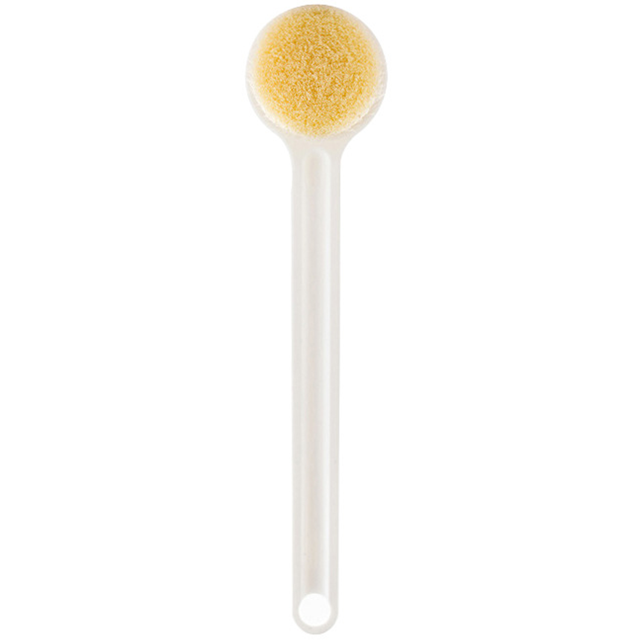 Cepillo Cepillado En Seco Ducha Cepillo De Baño Mango Largo Suave Espalda Depurador De Piel Exfoliar Masaje Mejorar La Circulación Sanguínea Tratamiento De La CelulitisBlanco