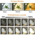 thumbnail image 4 of Genreen Desk Clip on Lamp for Reading Home Office, 10 Dimmable Brightness 3 Modes,Clip on desks lamps ,clip light, Clamp Light for Bed Headboard, Craft, 4 of 6