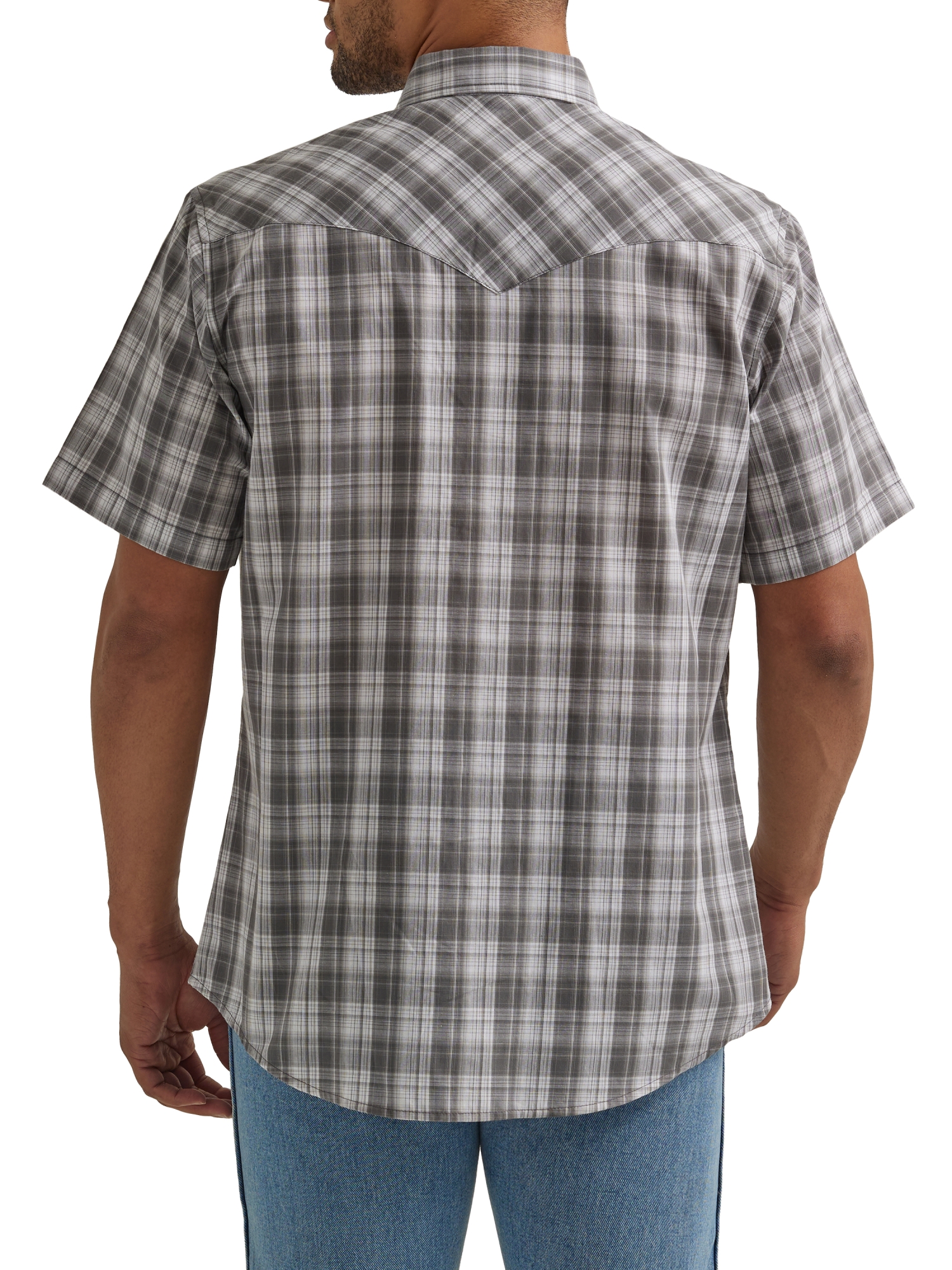 Wrangler Men's Short Sleeve Western Shirt, Size S-5XL