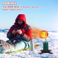 thumbnail image 3 of DOMINOX 12,400 BTU Portable Propane Heater, 2-Burner Heater with Adjustable Temperature for Tent, Camping, Golf Cart, and Outdoor Use, 3 of 7