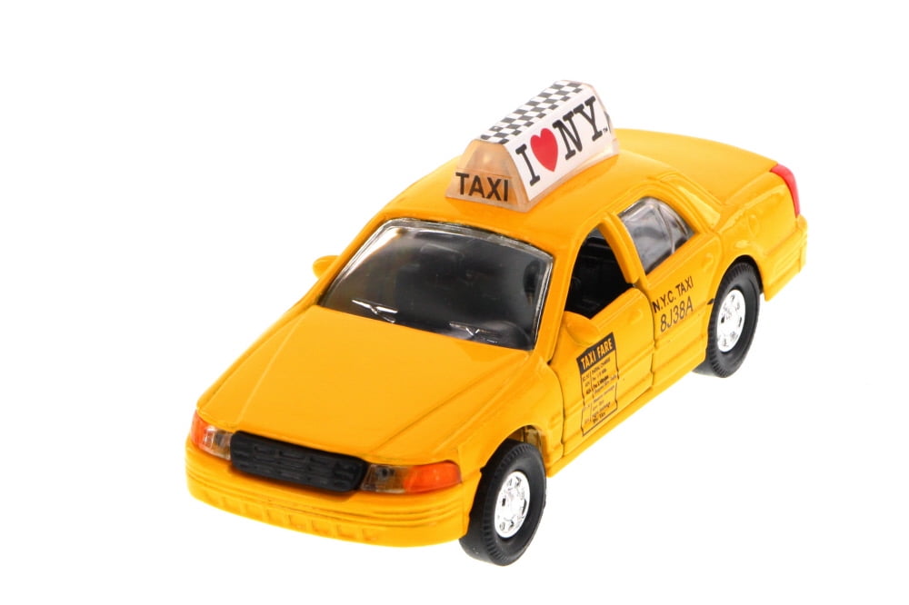 Details about   Musicial Taxi Cab Diecast 1/36 Car Lights Yellow American New York Cab 