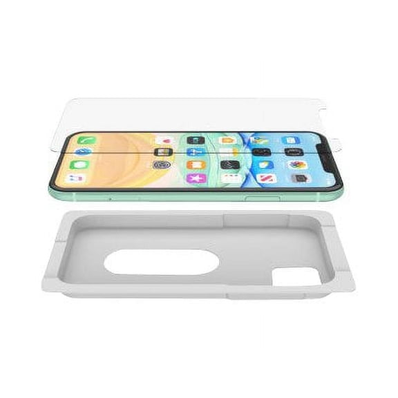 BELKIN MOBILE F8W948ZZ-AM GLASS EZ TRAY APPLE IPHONE 11 TEMPERED GLASS