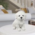 thumbnail image 3 of yuksok Résine Chien Statue Animal Sculpture Collection pour Salon Table Blanche, 3 of 9