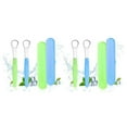 thumbnail image 2 of Transemion Premium Stainless Steel Tongue Smooth Line And Round Edge Durability Tongue Scraper 2pcs 2Set, 2 of 6
