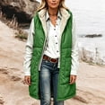thumbnail image 4 of Perfectbot Women's Sherpa Lined Hooded Vest, Quilted Sleeveless Puffer Zip Up Jacket Warm Winter Outerwear, 4 of 8
