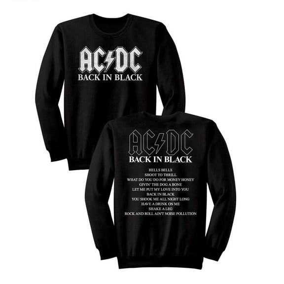 AC/DC BNB Album Black Adult Sweatshirt