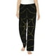 thumbnail image 1 of Fotbe Golden Spider Web Pantalones de Pijama para Mujer, Pantalones de Dormir, Pantalones Pj con Cordón y Bolsillos-X-Large, 1 of 6