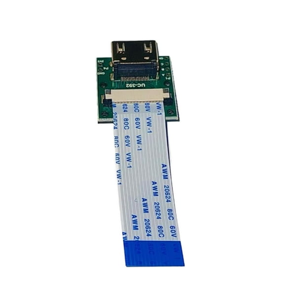 UC-392 PI Camera Module CSI to HDMI Type A Male HDTV FPC Flat Cable 5cm fit for PES001