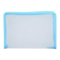 thumbnail image 2 of A4 Waterproof Plastic File Folders,Envelops Mesh Zipper Pouch Document Holder Bag,Letter Size,Office Supplies Storage Bag,Blue,1PC, 2 of 9