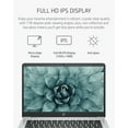 thumbnail image 4 of HP Chromebook 14a Laptop, AMD 3015Ce Processor, 4 GB RAM, 32 GB eMMC Storage, 14-inch Micro-Edge HD Display, Google Chrome OS, Anti-Glare Screen, Long-Battery Life (14a-nd0030nr, 2021, Forest Teal), 4 of 5