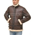 thumbnail image 6 of Men's B3 Bomber GENUINE Leather Jacket..... BRAND NEW, 6 of 7