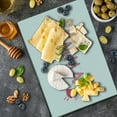 thumbnail image 5 of Emma Cutting Board, Cartoones Holding a Popular Widespread Girl Name with Polka Dots Pattern, Decorative Tempered Glass Cutting and Serving Board, Large Size, Multicolor, by Ambesonne, 5 of 5