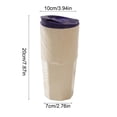 thumbnail image 3 of Leodye 1PCS Outdoor Portable Plastic Coffee Mug, Leak-Proof Drop-Resistant Travel Cup with Lid -7.87in, 3 of 6
