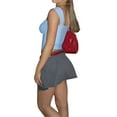 thumbnail image 5 of Cenuakty Women's Summer Mini Sling Vest Blue Sleeveless Backless Lace Trim Skinny Crop Tops, 5 of 9