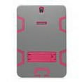thumbnail image 4 of FIEWESEY for Samsung Galaxy Tab S3 9.7 Case,Heavy Duty Full-body Kid Friendly Rugged Protective Cover with Kickstand for Samsung Galaxy Tab S3 9.7 inch SM-T820 SM-T825 2017(Gray+Pink), 4 of 7