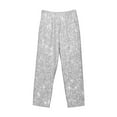 thumbnail image 4 of Balery Men'S Silver Glitter Pants,Sleepwear Pants,Pajama Pants,Pj Bottoms Drawstring And Pockets-Xx-Large, 4 of 9