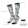 thumbnail image 4 of Fotbe Sea Otter Calcetas Divertidas Estampadas para Hombre y Mujer, Calcetas de Algodón hasta la Rodilla para Caminar, Correr, Enfermería y Embarazo, 4 of 6