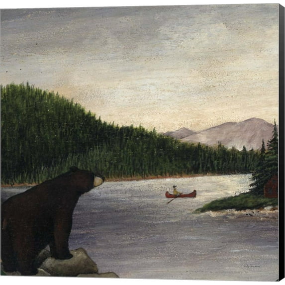 North Woods Bear II by David Carter Brown, Canvas Wall Art