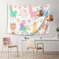 thumbnail image 2 of XMXT Wall Tapestry, Cute Cartoon Alpacas Wall Decor Tapestry for Bedroom, 60 x 40 inches, 2 of 9