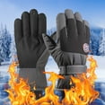 thumbnail image 5 of Ganfancp Guantes de Esquí Invierno Hombres y Mujeres Ciclismo Al Aire Libre a Prueba de Viento y de Lana Guantes Gruesos Calientes Guantes Impermeables Antideslizante Ofertas Del Día Sólo En Línea Gu, 5 of 5