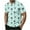 B-Light Blue, variant on Wyobmus Men's Hawaiian Shirts Short Sleeve Polyester Lightweight Pullover Shirt Casual Button Round Neck Printed T-Shirts A-Olive Green
