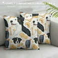 thumbnail image 3 of ONETECH Cute Dog Border Collie Throw Pillow Covers Double Side Design Cushion Pillowcase Decor Home Couch Sofa Car Bed, 3 of 5