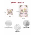 thumbnail image 7 of Easter Gnomes Kitchen Dish Towels for Drying Dishes Set of 2, Watercolor Floral Daisy Eggs Spring Pink Plaid Waffle Weave Microfiber Hand Tea Bathroom Towels Quick Dry & Absorbent Towel 15.7x23.6, 7 of 7