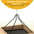 thumbnail image 3 of Birds Choice SNHPF125 Hanging Tray, Recycled Hanging Feeder w/ Collapsible Steel Hanging Rods, Small, 3 of 10