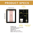 thumbnail image 3 of Concepts 4x6 Black Metal Picture Frame French Classic Photo Frames for Family - Elegant Wall Frame and Tabletop Décor, 3 of 5