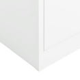 thumbnail image 5 of vidaXL Locker Cabinet White 90x40x180 cm Steel, 5 of 5