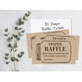 thumbnail image 3 of Inkdotpot 30Baby ShowerDiaper Raffle Ticket Lottery Insert Cards Supplies Games For Baby Shower Party Gender Neutral Bring A Pack Of Rustic Diapers To Win Favors Gifts And Prizes, 3 of 5
