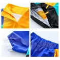 thumbnail image 6 of CUZIBR Unisex Kids Color Block Clothing Sets Stylish Street Retro Tracksuit Outfits Hop Dance Leisure Dailywear For Toddler, 6 of 7