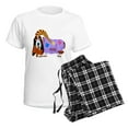 thumbnail image 4 of CafePress - Basset Hound Bedtime Women's Light Pajamas - Women's Short Sleeve Print T-Shirt and Pants Light Cotton Pajama Set, 4 of 7