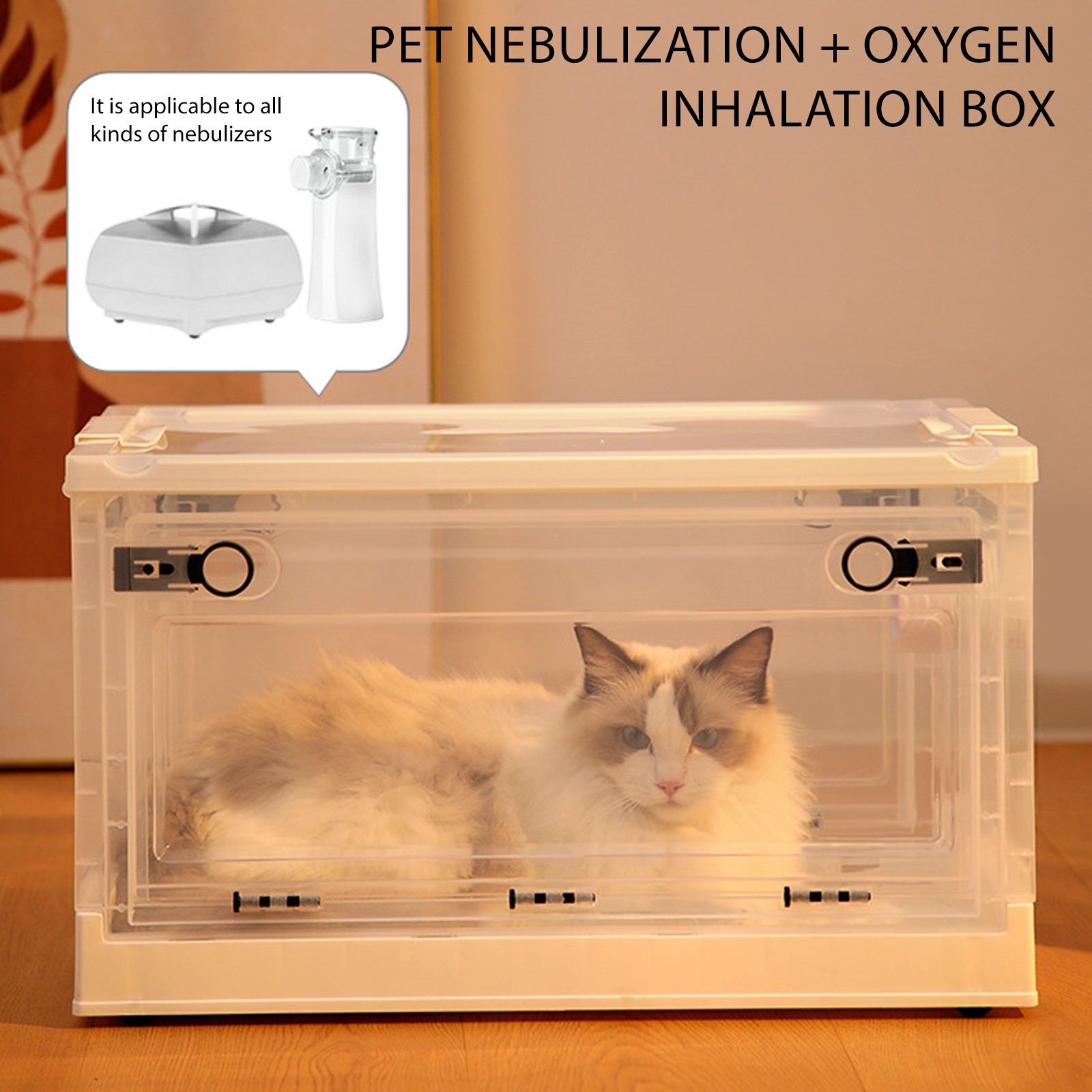 Nantfun Portable&Travel& Home Use Oxigenio Pet Cage for Cats&Dogs\%-concentration MachINE/ 𝗐𝗂th Full Accessories,Home E59
