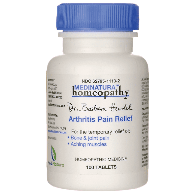 MediNatura Arthritis Pain Relief 100 Tabs
