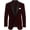 Burgundy, variant on Men’s Red Velvet Tuxedo Blazer with Black Shawl Lapel | Slim Fit Single-Breasted Formal Party Dinner Jacket