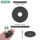 thumbnail image 3 of Uxcell 40-Pack M5 Arandelas Planas de Nylon 5mm ID 20mm OD 2mm Grosor Espaciador de Sellado Junta Anillo Negro, 3 of 6