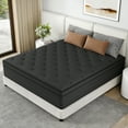 thumbnail image 4 of IGUANNA 10 Inch Full Hybrid Mattress CertiPUR-US Certified Memory Foam Pocket Spring Mattress Medium Firm in a Box, 4 of 7