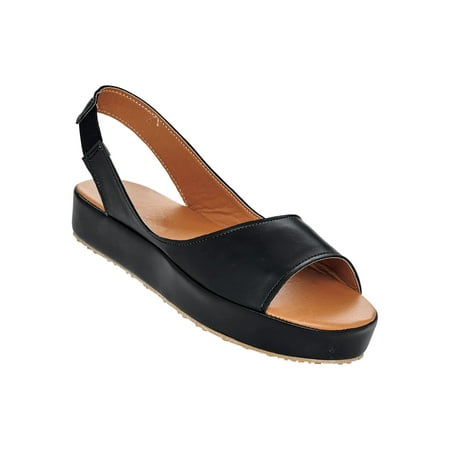 

AmeriMark Women s Adult Samantha Sandal Sandals Black 8 Medium US Women