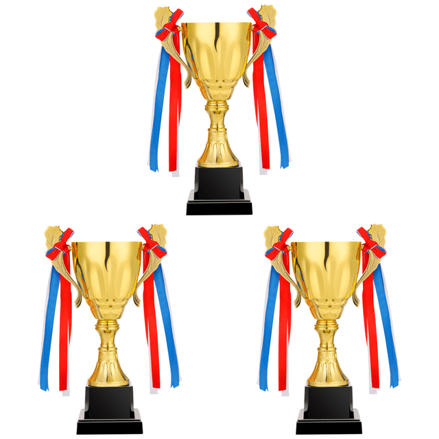 Trofeo Metal Dorado Partido Competición Deportiva para Ceremonia Fiesta