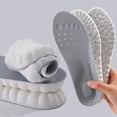 thumbnail image 3 of Plantillas de látex Soporte de arco engrosado Absorción de golpes Resistente al sudor y al olor Botas transpirables Plantillas de calzado deportivo, 3 of 5
