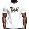 thumbnail image 2 of Camisetas gráficas informales de manga corta con árbol de Navidad para hombre, 2 of 8