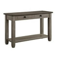 thumbnail image 1 of Lexicon Granby Table Console à 2 Tiroirs en Bois, Gris Antique, 1 of 7