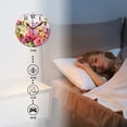 thumbnail image 4 of Battery Operated Analog Wall Clocks Non-Ticking Silent Modern Clock Decorative for Home,Office-Colorful Spring Flowers Including Roses And Tulips(14inch), 4 of 4