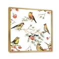 thumbnail image 3 of Designart 'Forest Birds Sitting On Branches' Traditional Framed Canvas Wall Art Print, 3 of 5