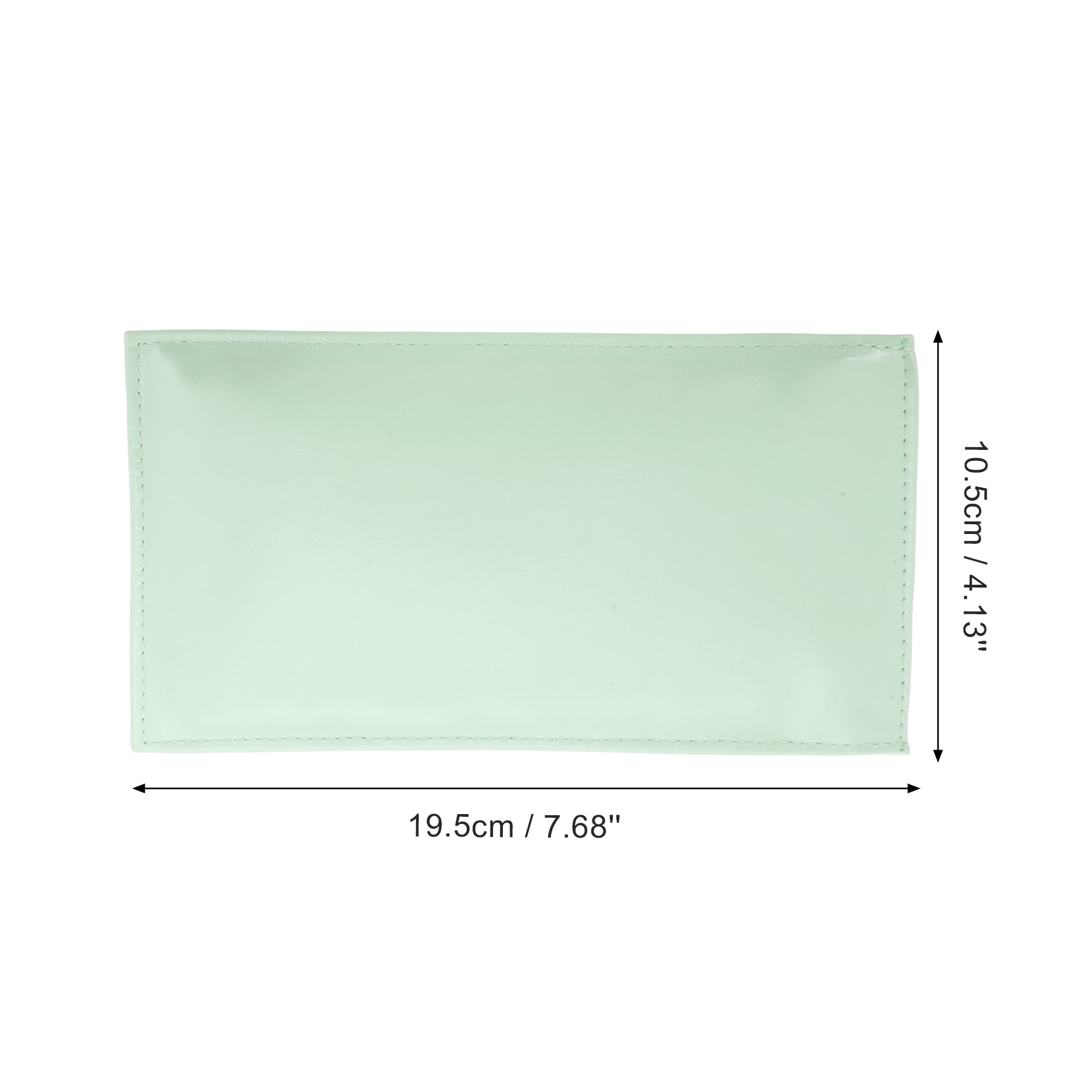 Unique Bargains Solid Eyeglasses Bag Portable Eyeglasses Storage 1 Pc Green