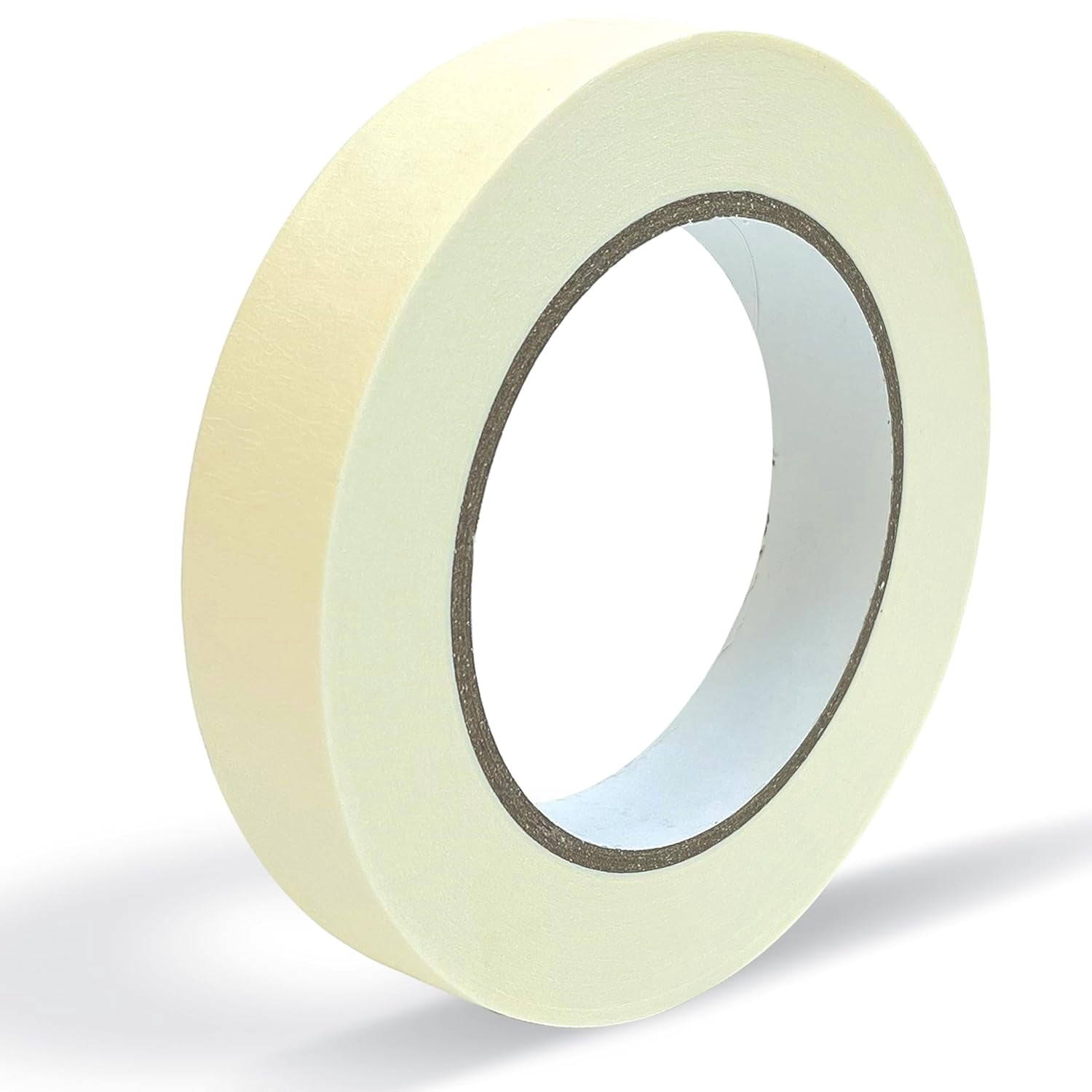 ABPETE 1 inch Masking Tape, 20 Pack, 55 Yards Each, White Beige, Premium Adhesive, Versatile for Painting, Arts, Crafts, and Light-Duty Repairs