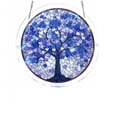 thumbnail image 4 of YangKa Blue Rose Tree Acrylic Puzzle Suncatcher, Deep Floral Window Ornament, All Season Light Catcher, Meaningful Home Decor Gift, 4 of 8