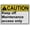 Warning Sign 2, variant on Keep Off Sign - Maintenance Access Only, Industrial Safety Warning Sign 8"x12" UV Resistant, Waterproof for Indoor Outdoor Workplace
